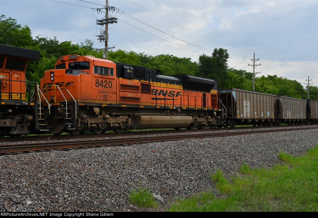 BNSF 8420 Roster shot.